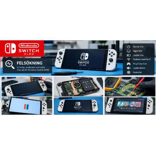 Nintendo Switch OLED felsökning