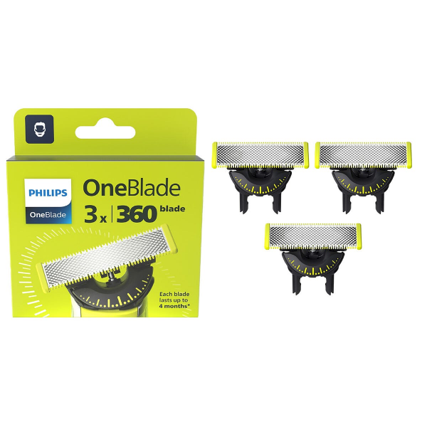 Philips OneBlade 360 QP430 Rakblad 3-pack