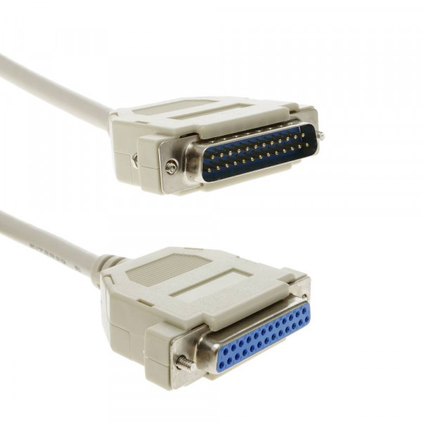 Parallel kabel DB25 ha - DB25 ho 3m Förlängning DEL-21