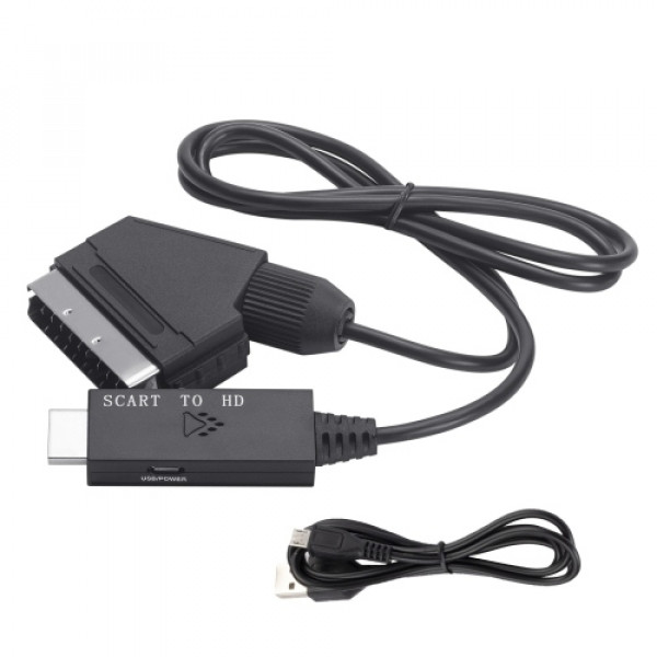 SCART - HDMI kabel, kopplar Scart till HDMI TV