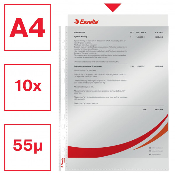 Plastfickor A4
