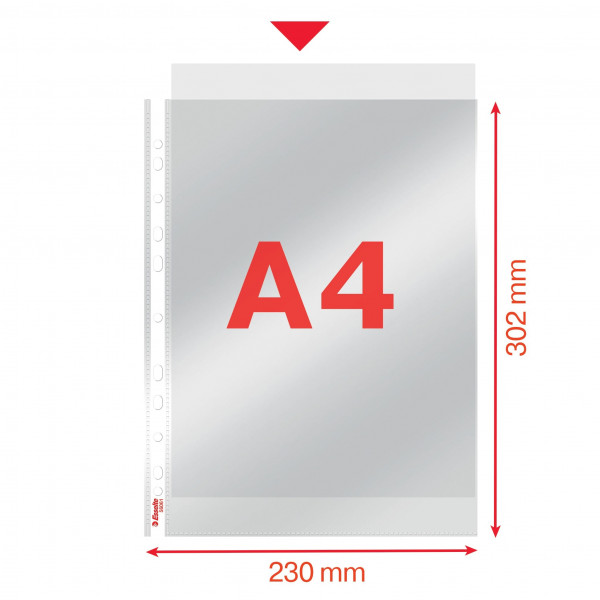 Plastfickor för A4 papper