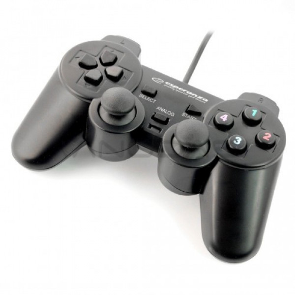 Handkontroller Playstation 3 PS3 PC svart 101167