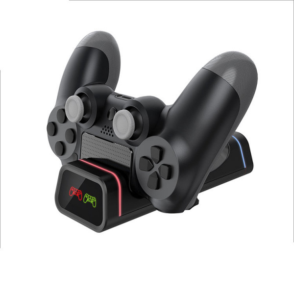 PS4 laddningsdocka för dubbla handkontroller 101402