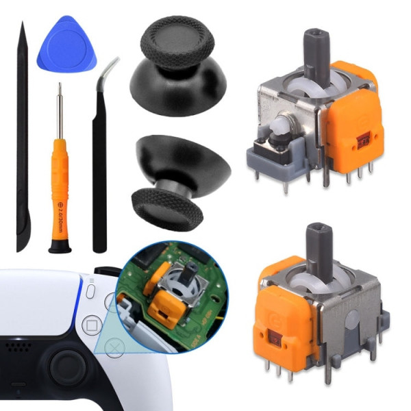 PS5 3D Joystick för Playstation 5 Hall effect Kit