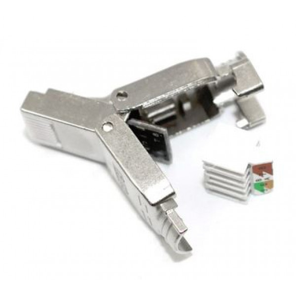 RJ45-kontakt CAT6a skärmad STP metall verktygsfri 101699