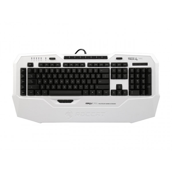 Roccat Isku FX Multicolor Gaming Keyboard Nordic White