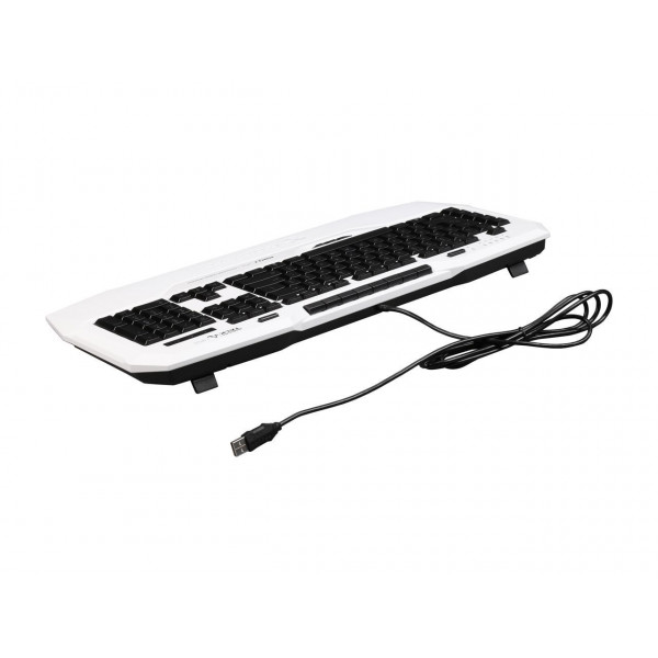Roccat Isku FX Multicolor Gaming Keyboard Nordic White