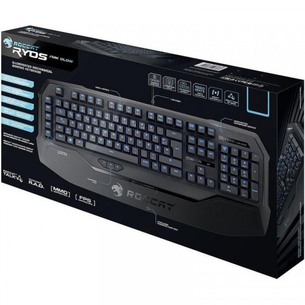 Roccat Ryos MK Glow MX Mekaniskt Nordiskt Gaming Keyboard