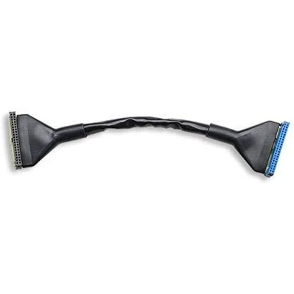 ATA kabel med 2 kontakter 16cm ATA133 Rund IDE ATA PATA kabel