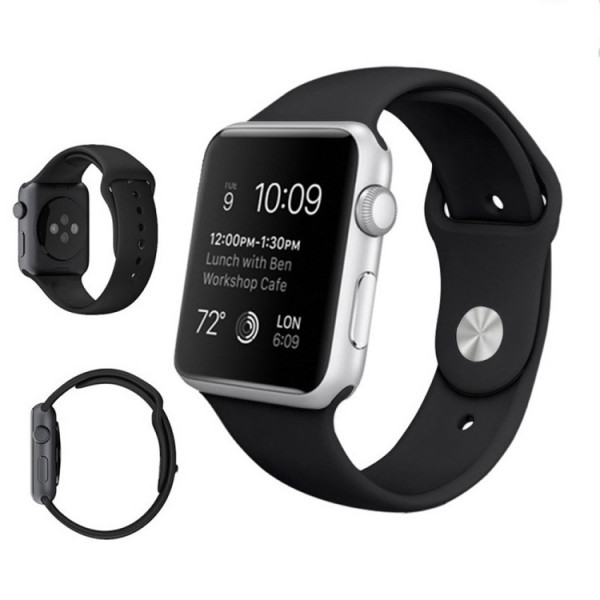 Apple Watch Armband 38mm / 40mm / 41mm Svart 3-pack 102655