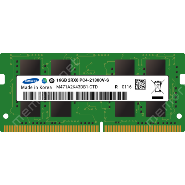 SODIMM DDR4 16GB 2666MHz - Samsung M471A2K43DB1-CTD