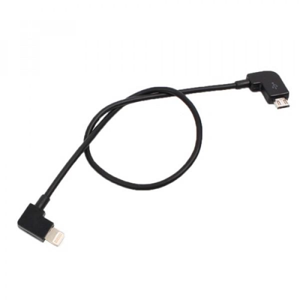 Lightning - Micro USB Kabel (hane - hane) 30cm