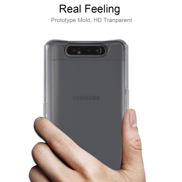 Skal - Samsung Galaxy A80 Silikonskal Transparent Skal-A80
