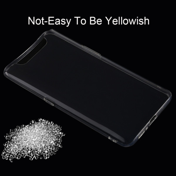 Skal - Samsung Galaxy A80 Silikonskal Transparent Skal-A80