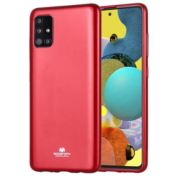 Skal - Samsung Galaxy A51 Silikonskal Röd Skal-A51-13