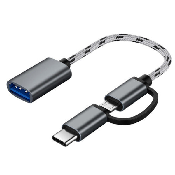 USB A till USB C OTG adapter