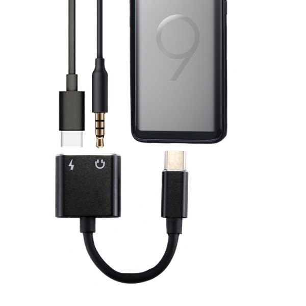 ljudadapter och laddning USB C