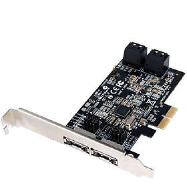 Kontrollkort PCI-E med 4 SATA RAID A-520