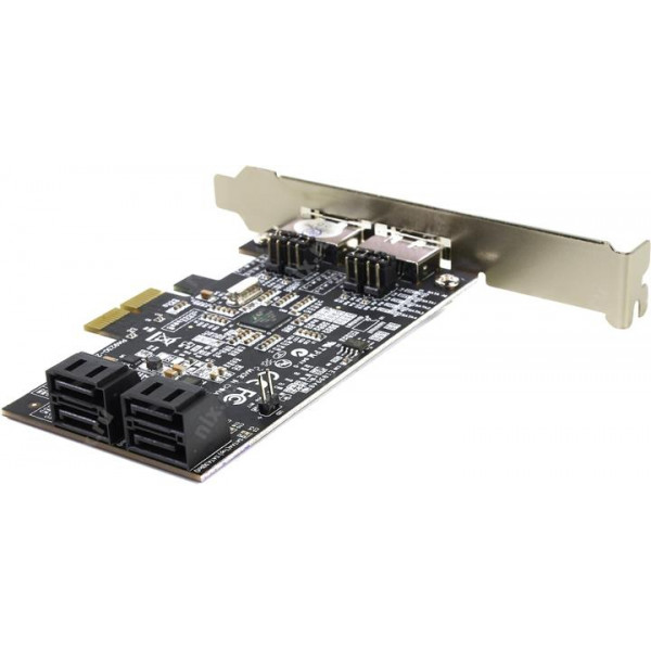 Kontrollkort PCI-E med 4 SATA RAID