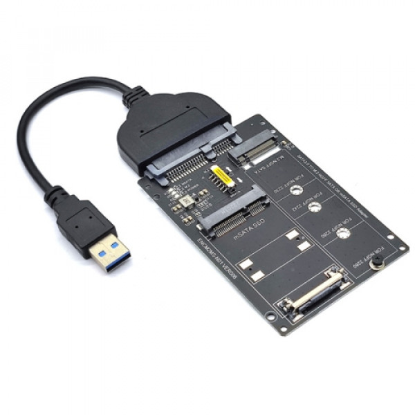SATA till mSATA eller M.2 NGFF adapter med USB 102452
