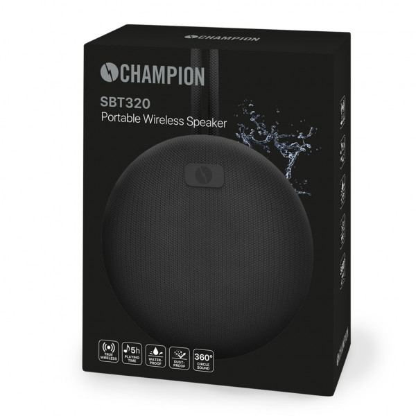 Champion SBT320 Svart SBT320B