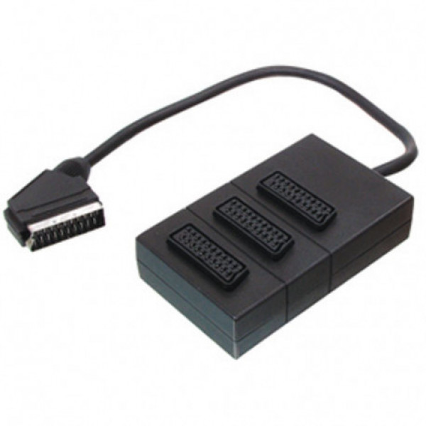 Scart-splitter 1 enhet till 3 enheter SCART-13
