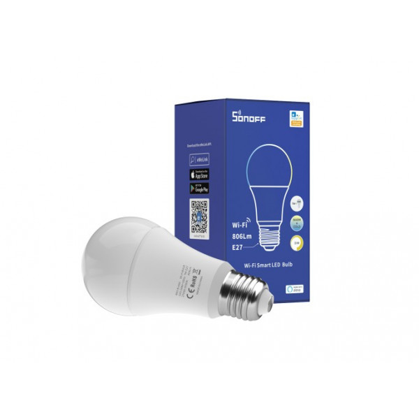 Sonoff B02-B-A60 Smart LED-lampa (E27) Wi-Fi 806 lm 9 W
