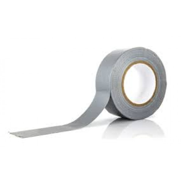 Silvertejp 50mm x 50m Proffs Slitstark Textiltejp Silvertejp-50