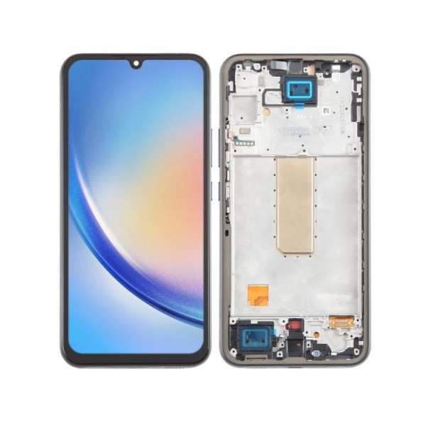Skärm Samsung Galaxy A34 A346B TFT med ram, ej FP
