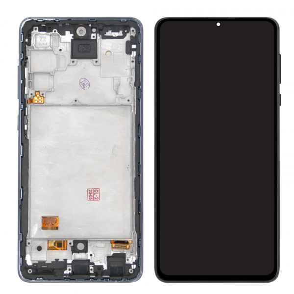 Skärm Samsung Galaxy A72 A725F Svart OLED