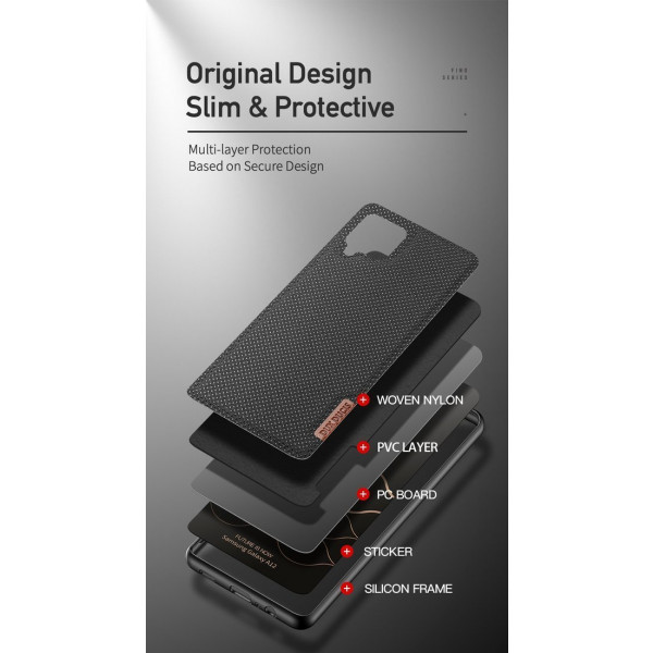 Skal Samsung Galaxy A12 / M12 svart - Dux Ducis