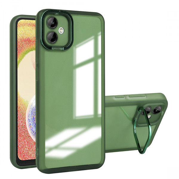 Skal iPhone 11 - Osynligt stativ Grön Transparent 101891