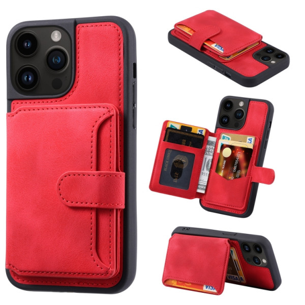 Skal iPhone 11 - Plånbok Kortplatser Röd 101856