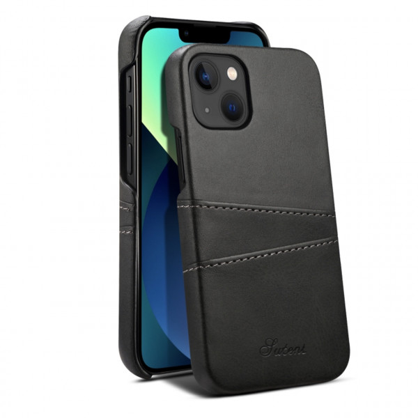 Skal iPhone 14 / 13 - Suteni Kortplatser Svart 101839