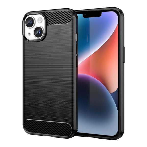Skal iPhone 14 PLUS - Carbon Skal Svart SK-iP14PLUS-03