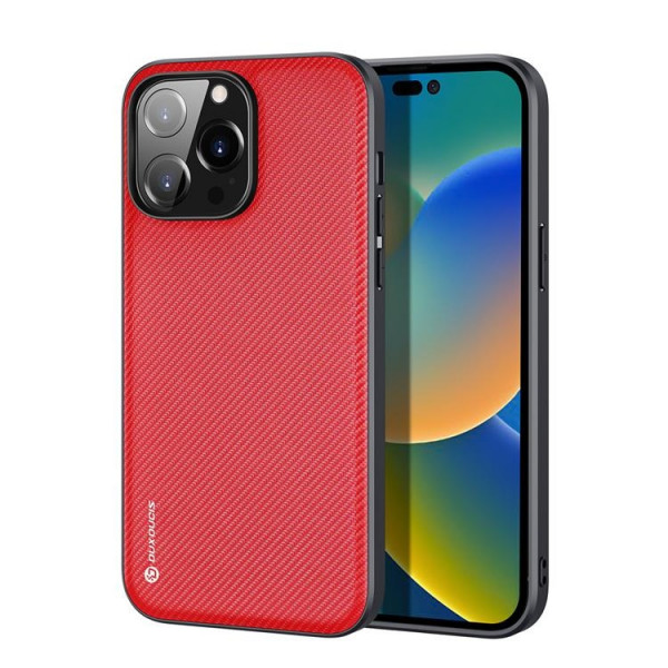 Skal iPhone 14 PRO - Dux Ducis Fino Röd 6934913036877