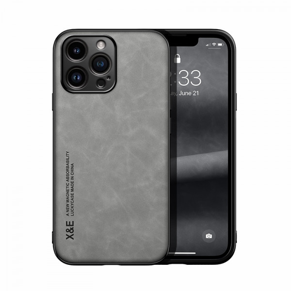 Skal iPhone 14 PRO - X&E Skin Magnetisk Grå 101991