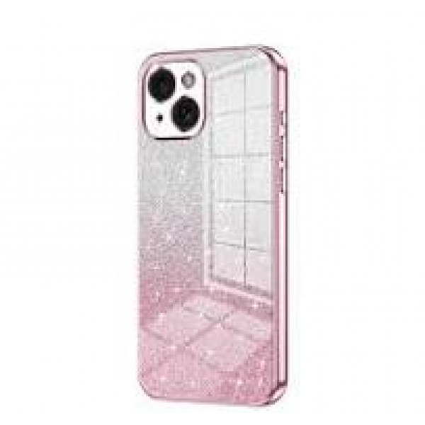 Skal iPhone 15 - Glitter Rosa