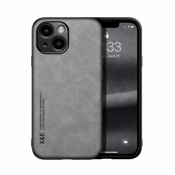Skal iPhone 15 - X&E Skin Magnetisk Grå 101975