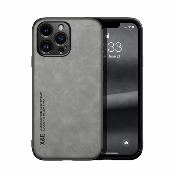 Skal iPhone 15 PRO MAX - X&E Skin Magnetisk Grå 101979