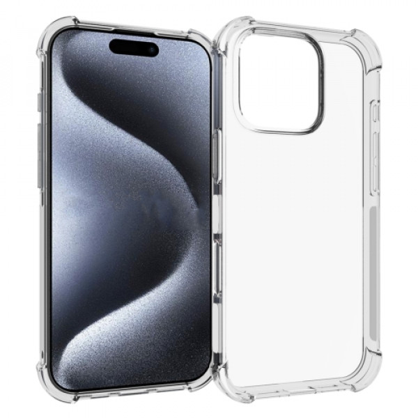 Skal iPhone 16 PRO - Transparent Stötskydd