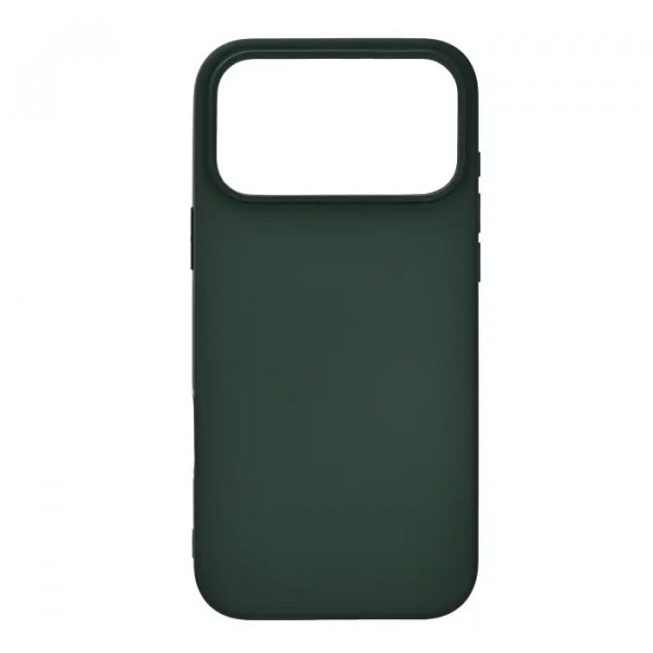 Skal iPhone 17 Pro - Silikon Mörkgrön 590762
