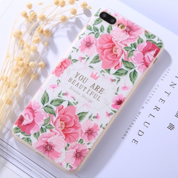 Skal iPhone 7 Plus / 8 Plus - TPU Du Är Vacker SK-i083