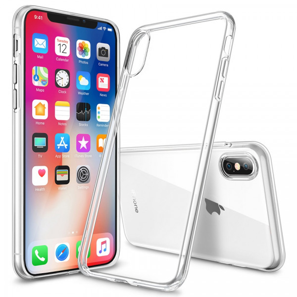 Skal iPhone X/XS - TPU Tunnt Transparent SK-i095