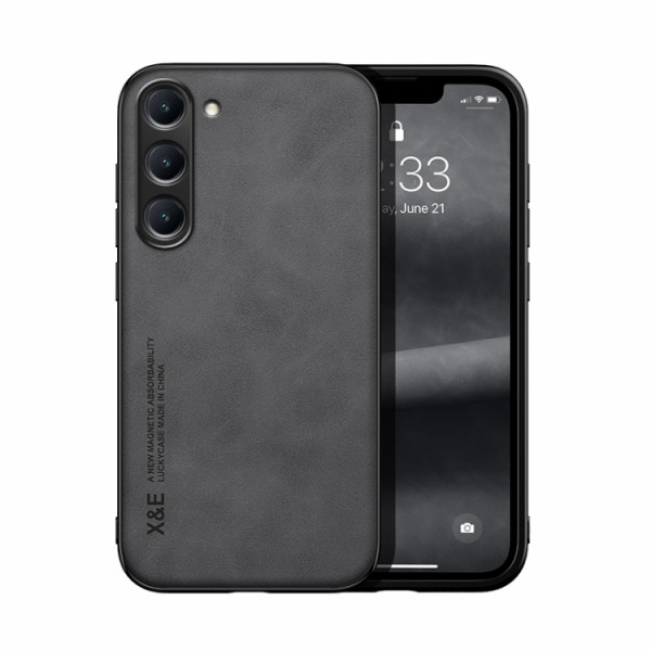 Skal Samsung Galaxy S23 5G - Magnetiskt Skin Grå 101540