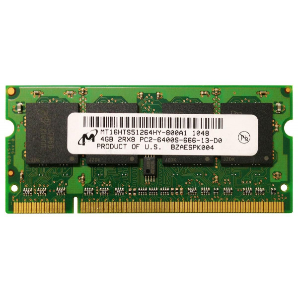 RAM - SODIMM DDR2-667 4GB - Micron HPMJ-455447-651 517588-001