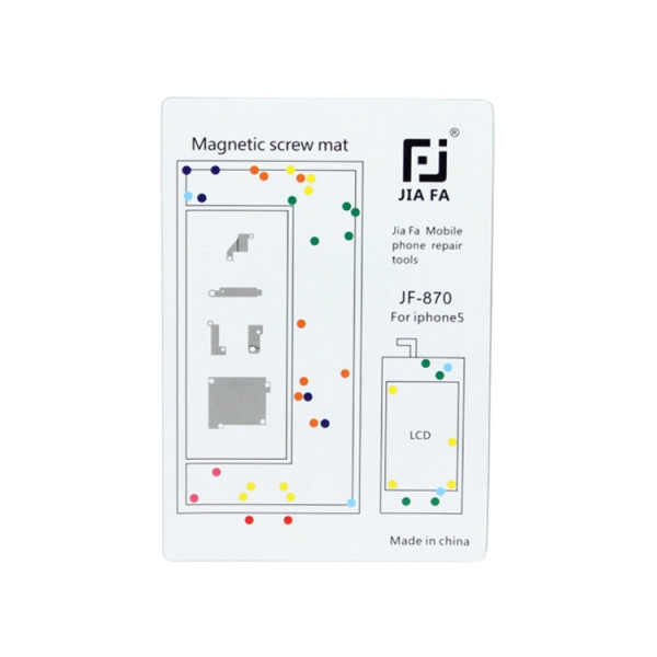 iPhone 5 / 5S / 5C Magnetisk skruvmatta med karta