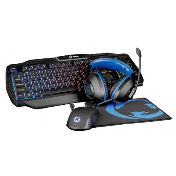 Gaming Tangentbord RGB Headset Mus Musmatta 101186 för spel
