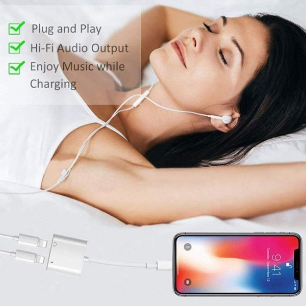 Lightning - Lightgning + Lightning adapter, 10cm MH033